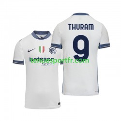 Homme Maillot Extérieur Inter Milan Marcus Thuram 9 2024-2025 à Manches Courtes