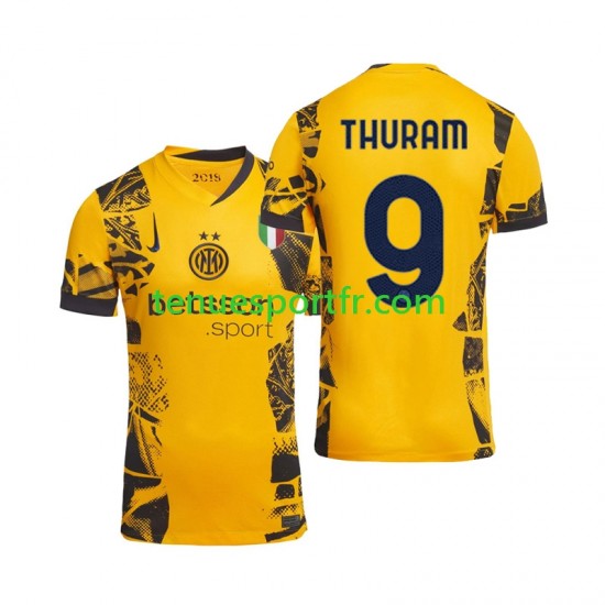 Homme Maillot Troisième Inter Milan Marcus Thuram 9 2024-2025 à Manches Courtes