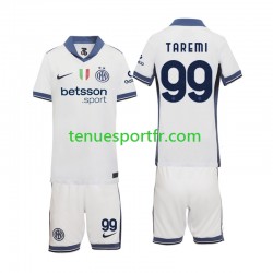 Kit Enfant Maillot Extérieur Inter Milan Mehdi Taremi 99 2024-2025 à Manches Courtes