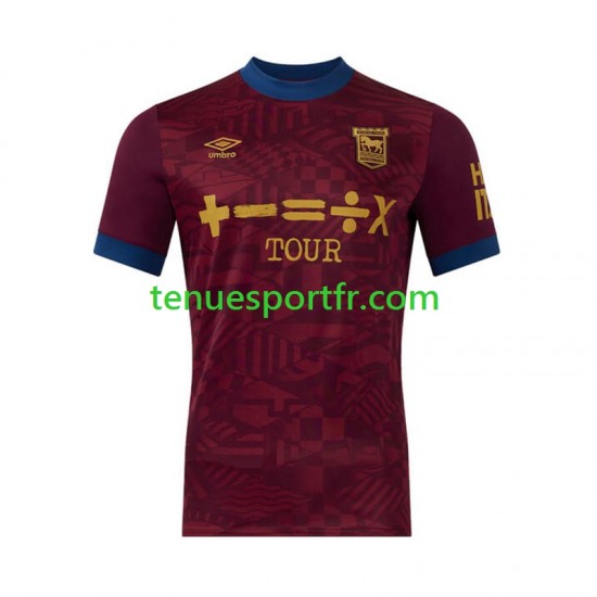 Homme Maillot Extérieur Ipswich Town 2024-2025 à Manches Courtes