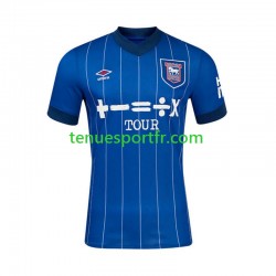 Homme Maillot Domicile Ipswich Town 2024-2025 à Manches Courtes