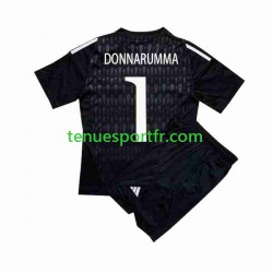 Kit Enfant Maillot Extérieur Italie Gardien Donnarumma 1 2023 à Manches Courtes