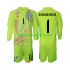 Kit Enfant Maillot Domicile Italie Gardien Donnarumma 1 Euro 2024 à Manches Longues