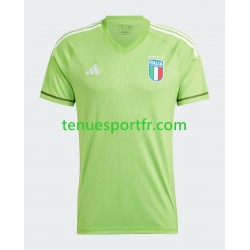 Domicile Italie Gardien Football Jersey 2023 Mens à Manches Courtes