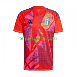 Homme Maillot Domicile Italie Gardien Euro 2024 à Manches Courtes