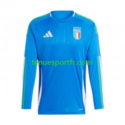 Homme Maillot Domicile Italie Euro 2024 à Manches Longues