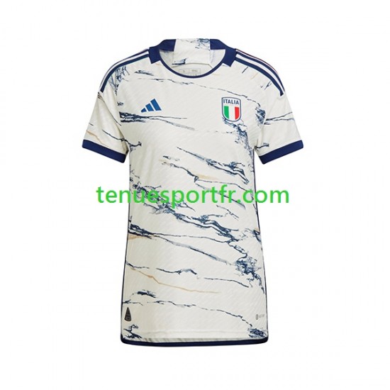 Femme Maillot Extérieur Italie 2023 à Manches Courtes