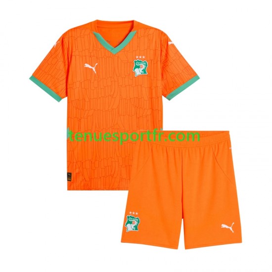 Kit Enfant Maillot Domicile Côte d'Ivoire 2025 à Manches Courtes