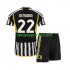 Kit Enfant Maillot Domicile Juventus Angel Di Maria 22 2023-2024 à Manches Courtes