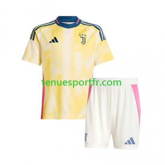 Kit Enfant Maillot Extérieur Juventus 2024-2025 à Manches Courtes