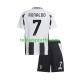 Kit Enfant Maillot Domicile Juventus Cristiano Ronaldo 7 2024-2025 à Manches Courtes