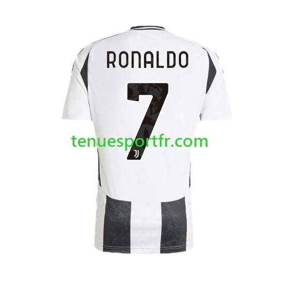 Homme Maillot Domicile Juventus Cristiano Ronaldo 7 2024-2025 à Manches Courtes