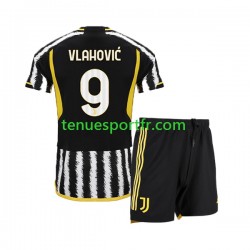 Kit Enfant Maillot Domicile États-Unis Juventus Dn Vlahovic 9 2023-2024 à Manches Courtes