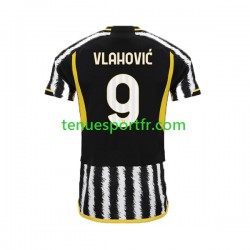 Homme Maillot Domicile États-Unis Juventus Dn Vlahovic 9 2023-2024 à Manches Courtes