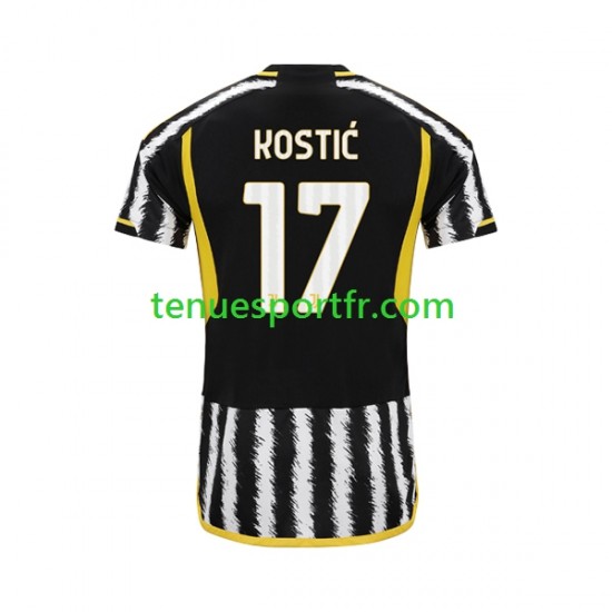 Homme Maillot Domicile Juventus Filip Kostic 17 2023-2024 à Manches Courtes