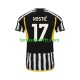 Homme Maillot Domicile Juventus Filip Kostic 17 2023-2024 à Manches Courtes