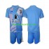 Kit Enfant Maillot Domicile Juventus Gardien 2024-2025 Bleu à Manches Courtes