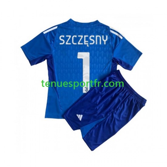 Kit Enfant Maillot Domicile Juventus Gardien Wojciech Szczesny 1 2023-2024 à Manches Courtes