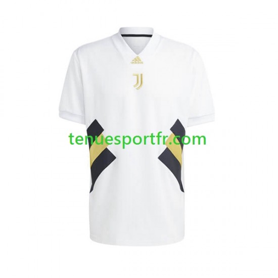 Homme Maillot Retro Domicile Juventus Icon 2022-2023 à Manches Courtes