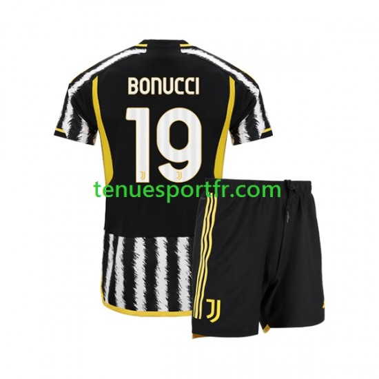 Kit Enfant Maillot Domicile Juventus Leonardo Bonucci 19 2023-2024 à Manches Courtes