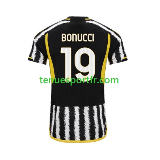 Homme Maillot Domicile Juventus Leonardo Bonucci 19 2023-2024 à Manches Courtes
