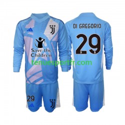 Kit Enfant Maillot Quatrième Juventus Gardien Michele Di Gregorio 29 2024-2025 à Manches Longues