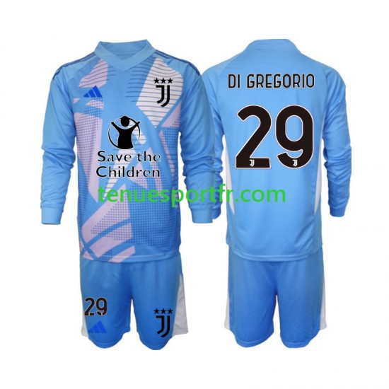 Kit Enfant Maillot Quatrième Juventus Gardien Michele Di Gregorio 29 2024-2025 à Manches Longues