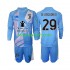 Kit Enfant Maillot Quatrième Juventus Gardien Michele Di Gregorio 29 2024-2025 à Manches Longues