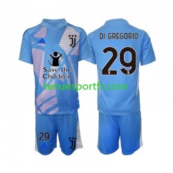 Kit Enfant Maillot Quatrième Juventus Gardien Michele Di Gregorio 29 2024-2025 à Manches Courtes