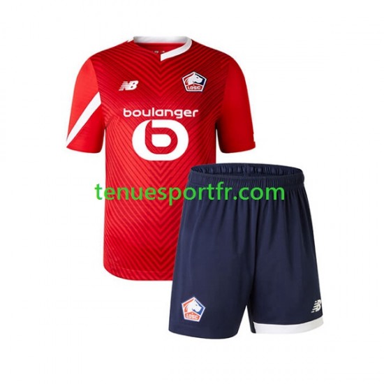 Kit Enfant Maillot Domicile OSC Lille 2023-2024 à Manches Courtes
