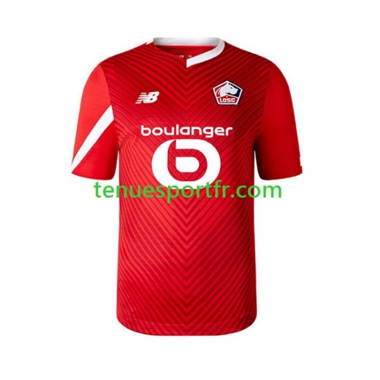 Homme Maillot Domicile OSC Lille 2023-2024 à Manches Courtes