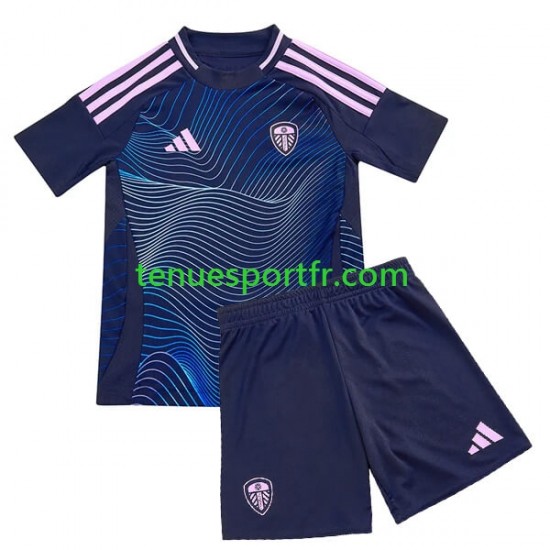 Kit Enfant Maillot Troisième Leeds United 2024-2025 à Manches Courtes