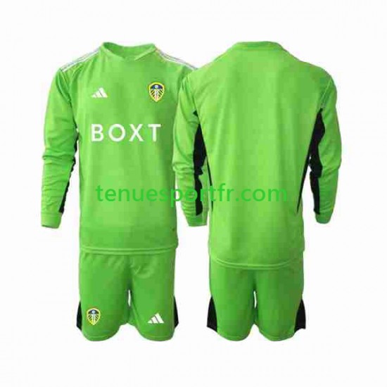 Kit Enfant Maillot Domicile Leeds United Gardien 2023-2024 à Manches Longues