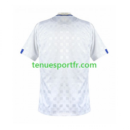 Homme Maillot Retro Domicile Leeds United 1989-1990 à Manches Courtes