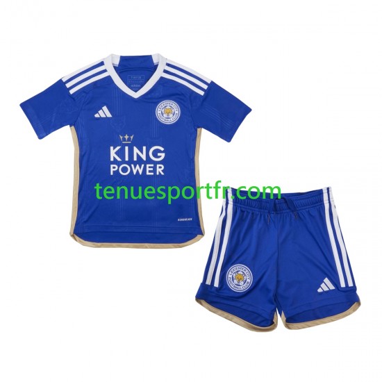 Kit Enfant Maillot Domicile Leicester City 2023-2024 à Manches Courtes