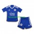 Kit Enfant Maillot Domicile Leicester City 2023-2024 à Manches Courtes