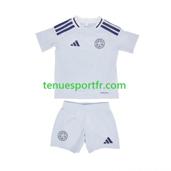 Kit Enfant Maillot Troisième Leicester City 2024-2025 à Manches Courtes