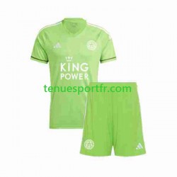 Kit Enfant Maillot Extérieur Leicester City Gardien 2023-2024 à Manches Courtes