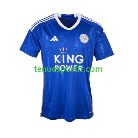 Homme Maillot Domicile Leicester City 2023-2024 à Manches Courtes