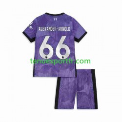 Kit Enfant Maillot Troisième Liverpool Alexander-Arnold 66 2023-2024 à Manches Courtes