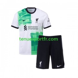 Kit Enfant Maillot Extérieur Liverpool 2023-2024 à Manches Courtes
