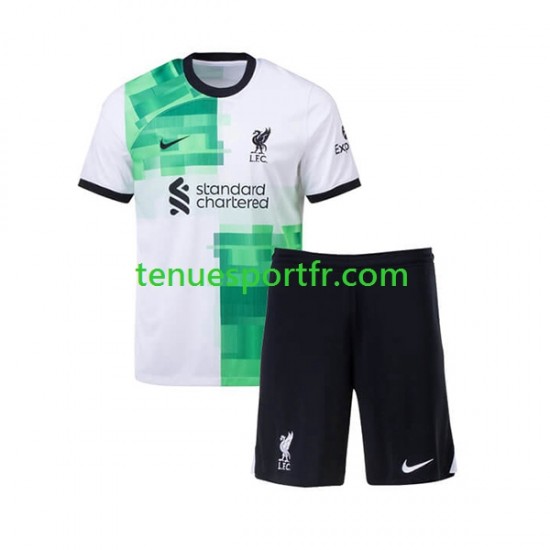 Kit Enfant Maillot Extérieur Liverpool 2023-2024 à Manches Courtes