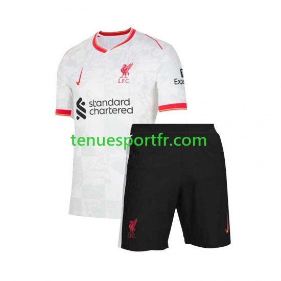 Kit Enfant Maillot Troisième Liverpool 2024-2025 à Manches Courtes