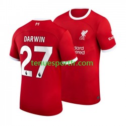Homme Maillot Domicile Liverpool Darwin Nunez 27 2023-2024 à Manches Courtes