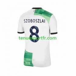 Homme Maillot Extérieur Liverpool Dominik Szoboszlai 8 2023-2024 à Manches Courtes