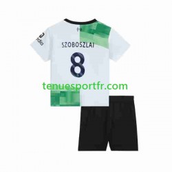 Kit Enfant Maillot Extérieur Liverpool Dominik Szoboszlai 8 2023 à Manches Courtes