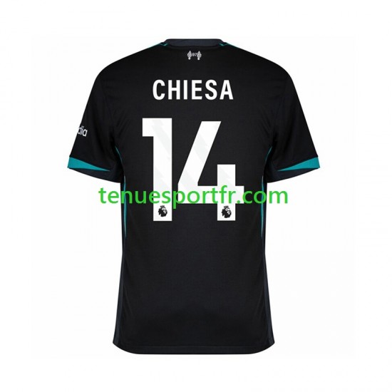 Homme Maillot Extérieur Liverpool Federico Chiesa 14 2024-2025 à Manches Courtes