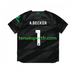 Homme Maillot Extérieur Liverpool Gardien A.Becker 1 2023-2024 à Manches Courtes