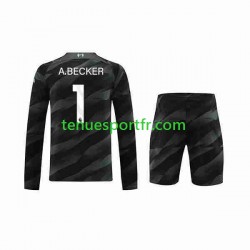 Kit Enfant Maillot Extérieur Liverpool Gardien A.Becker 1 2023-2024 à Manches Longues