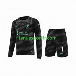 Kit Enfant Maillot Extérieur Liverpool Gardien A.Becker 1 2023-2024 à Manches Longues